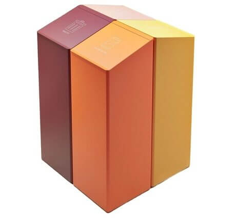 Borne de tri design COLORS
