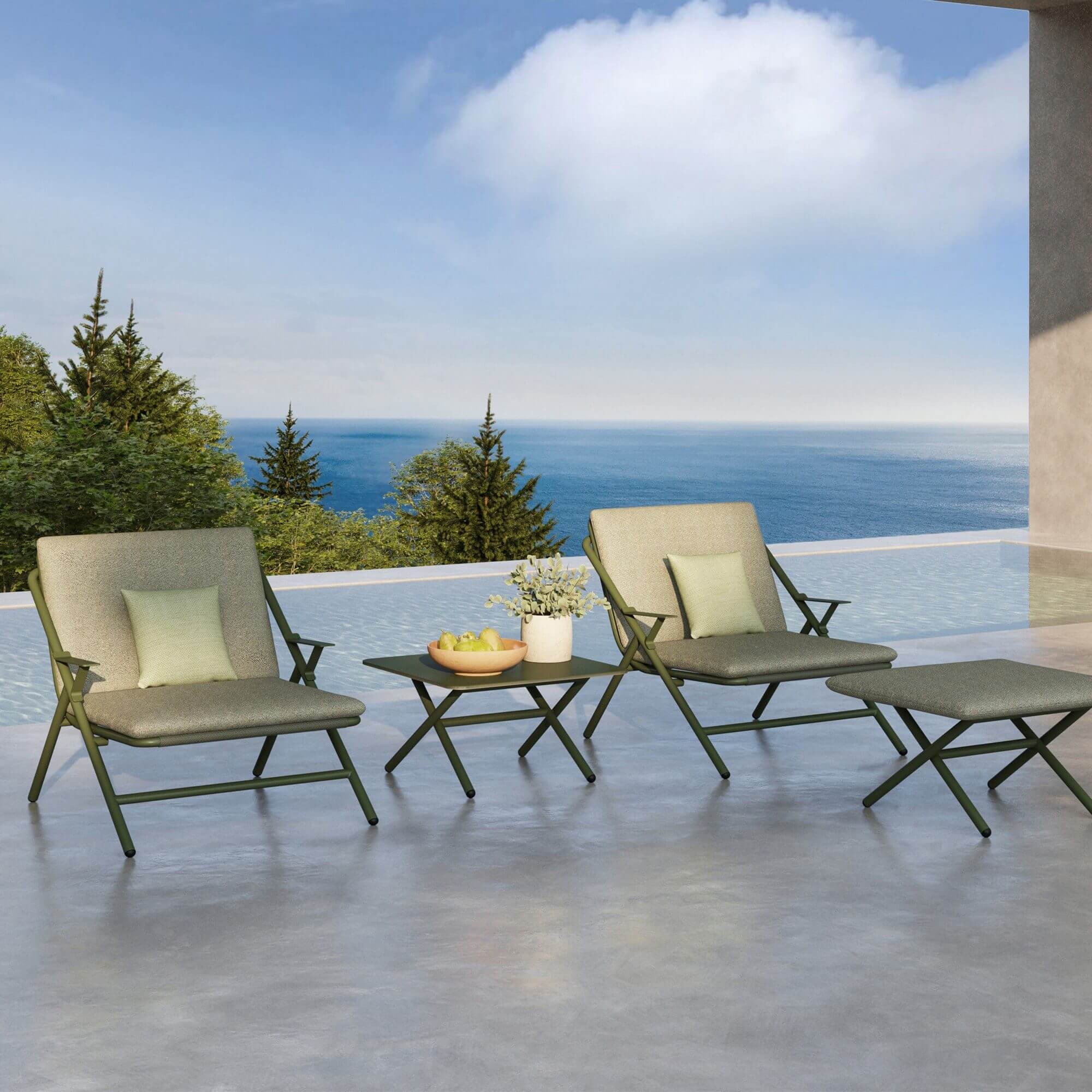 Sofa design et haut de gamme pour terrasse des professionnels