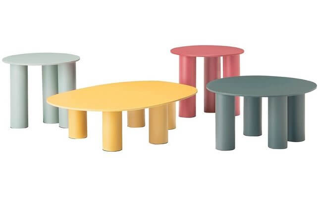 Table basse pour espace lounge en extérieur