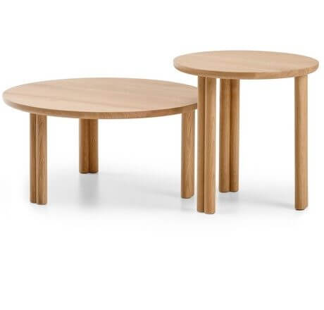 Table gigogne design pour espace d'accueil