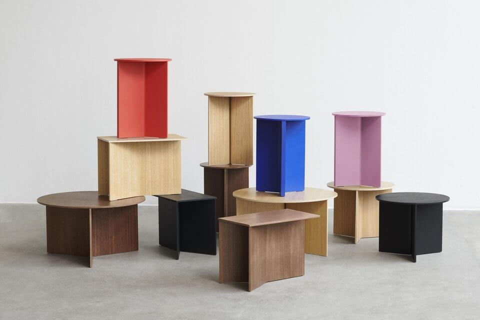 Une collection de jolies tables basses colorées pour le professionnels du CHR