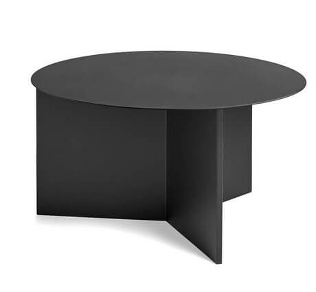 Table basse design ronde SLIT