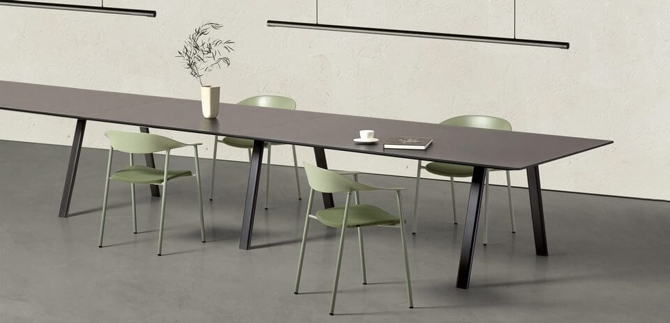 Grande table de réunion design PLANIA