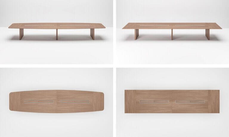 Sharp Table Grande table de réunion moderne et haut de gamme SHARP