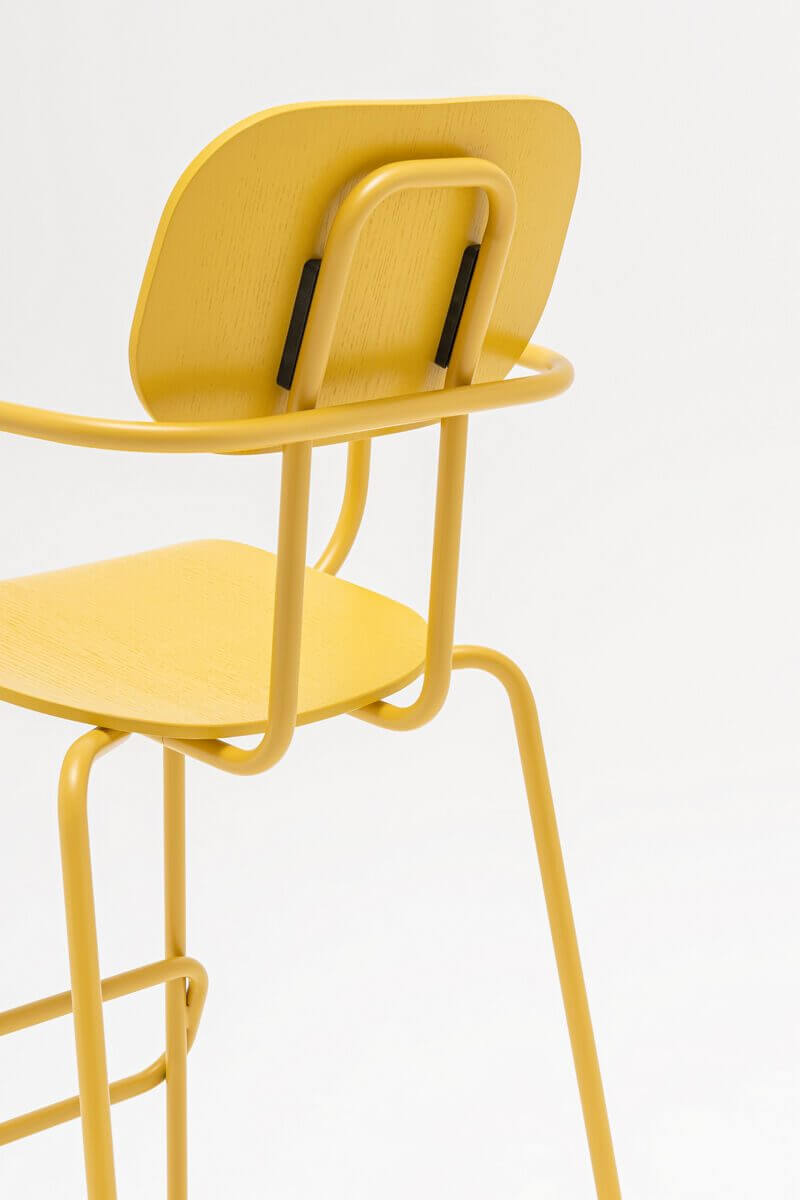 Tabouret haut SCHOOL disponibles en plusieurs couleurs