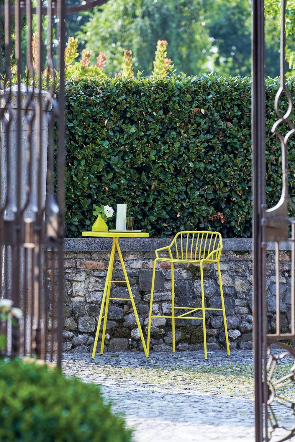 Tabouret de bar extérieur pour restaurant ADAM