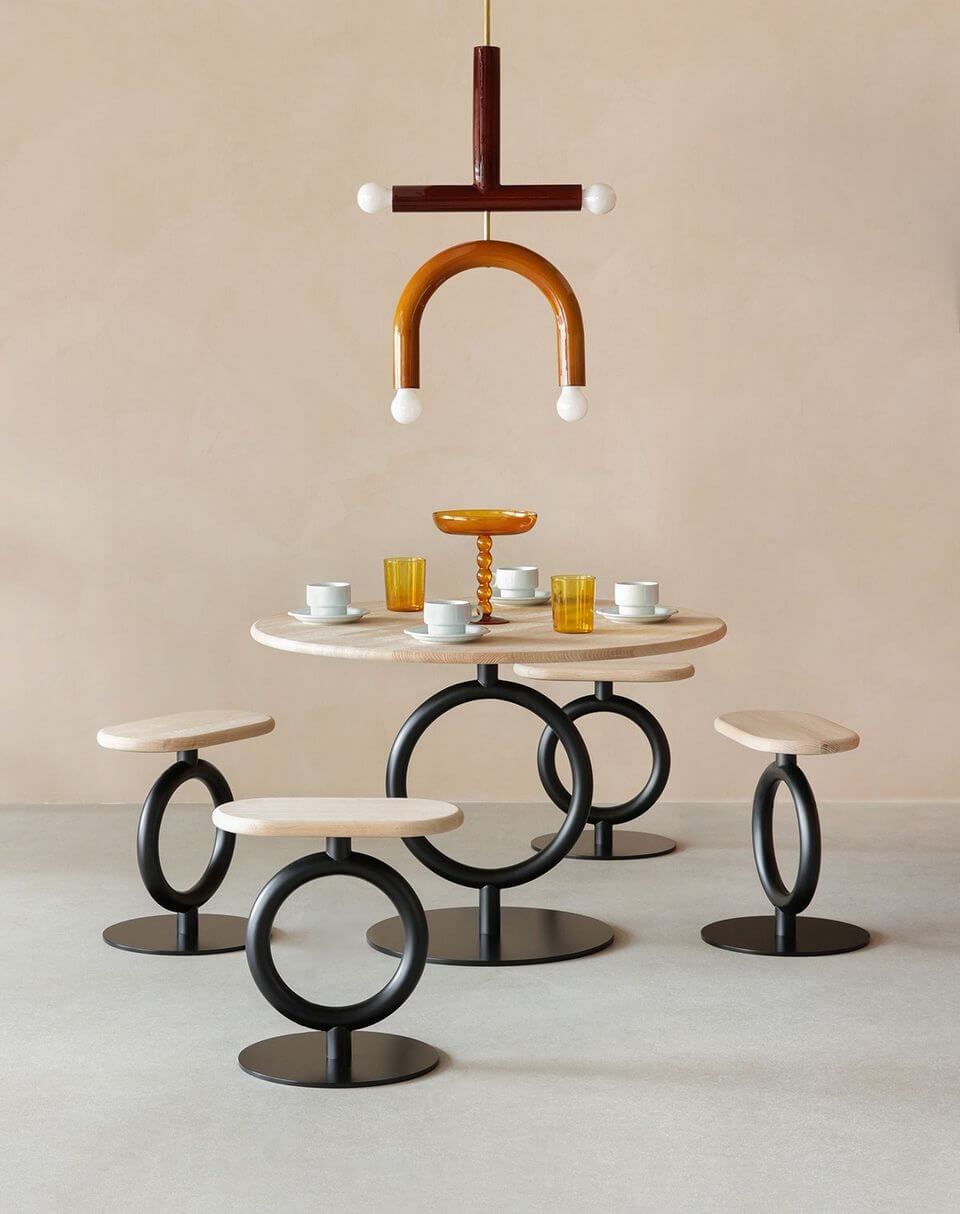 Tabouret de restaurant design TOTEM