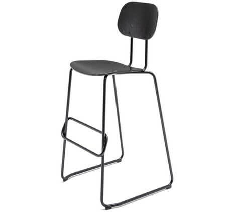 Tabouret design avec dossier SCHOOL