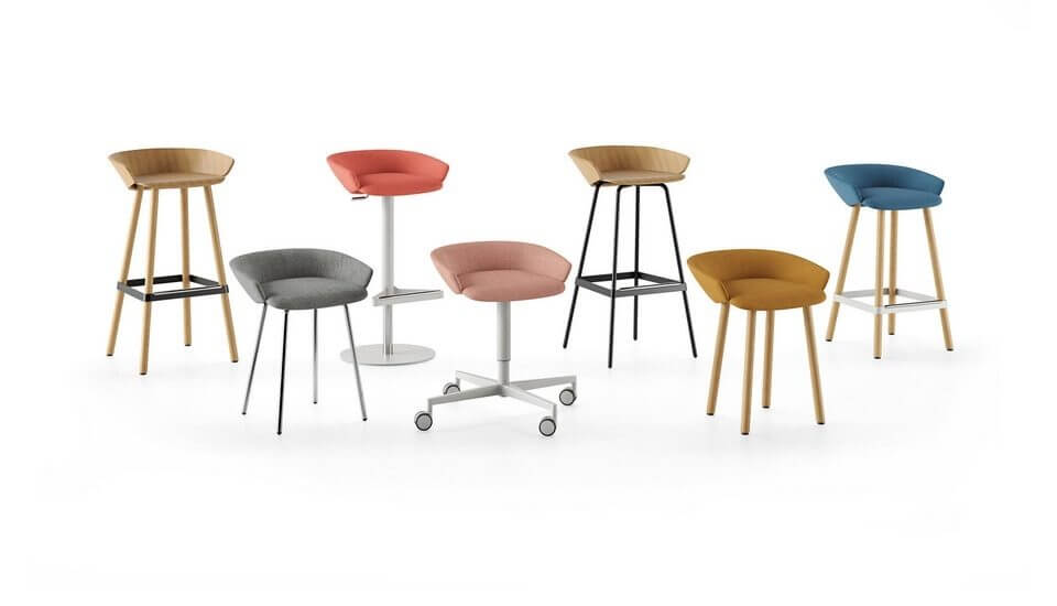 Tabouret design pour les espaces de réunion des entreprises