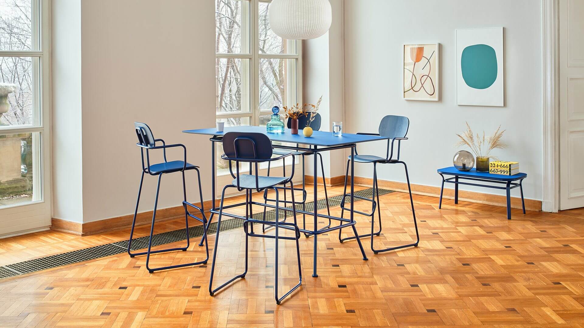 Tabouret de bureau avec assise ergonomique : Mon tabouret de bar