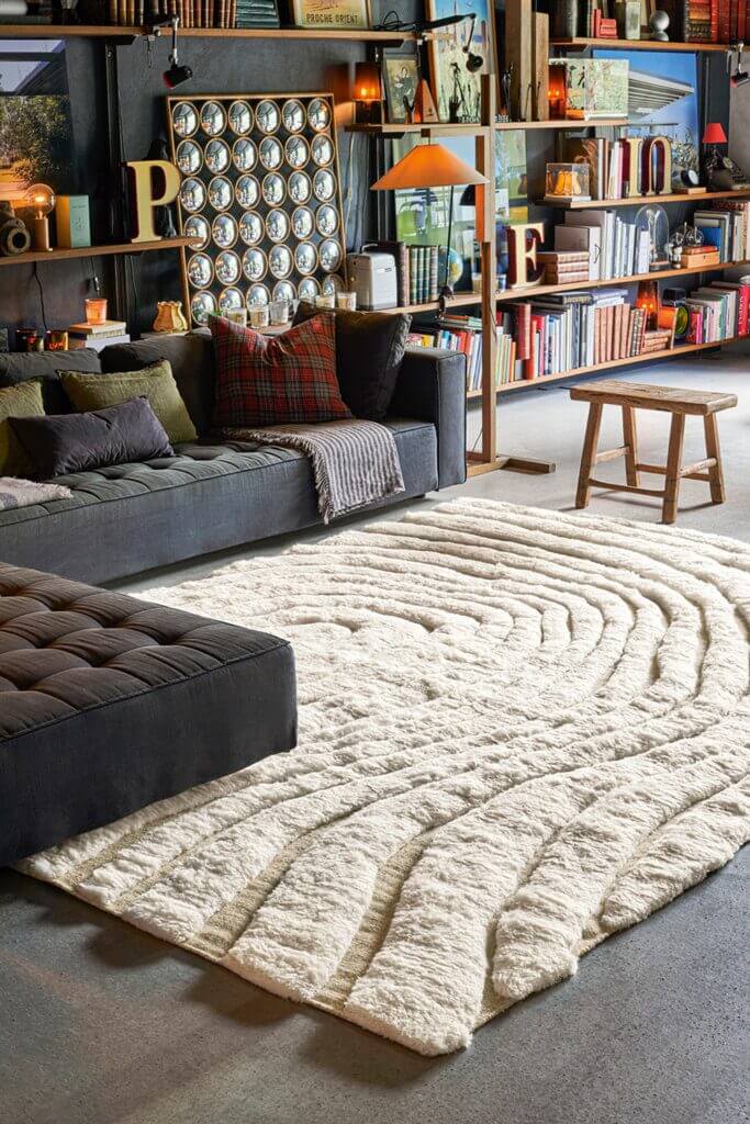 Tapis design en laine, pour la décoration des hôtels